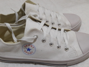 SPORT WHITE SNEAKER FLAT SIZE 42