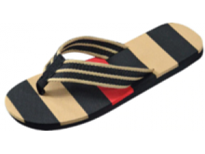 STRIPE FLIP FLOP SANDALS