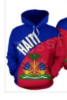 Haiti Hoodies 3D Printing