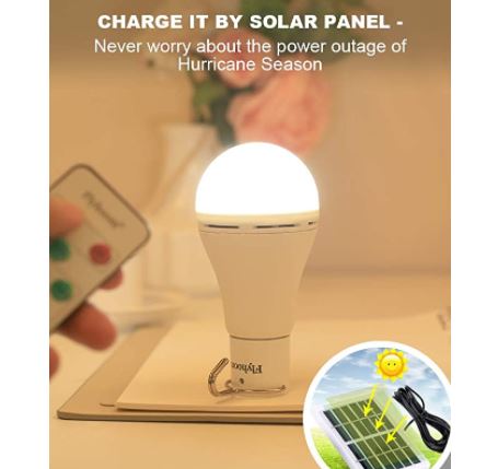 BEL Solar Light Bulbs/ Rechargeable
