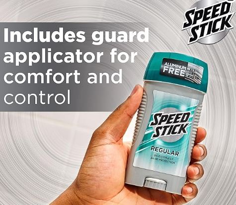 Speed Stick Men’s Deodorant, Regular, 3 Ounce
