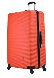 Hardside Spinner Luggage with Ergonomic Handles | Spacious Travel Suitcase with Four Spinner Wheels and Studs